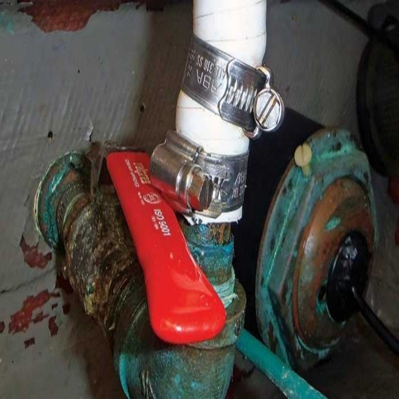 Aplicação de braçadeira de mangueira de aço inoxidável em engenharia