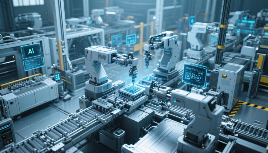 Futuristic automated assembly machines with Industry 4.0 technologies